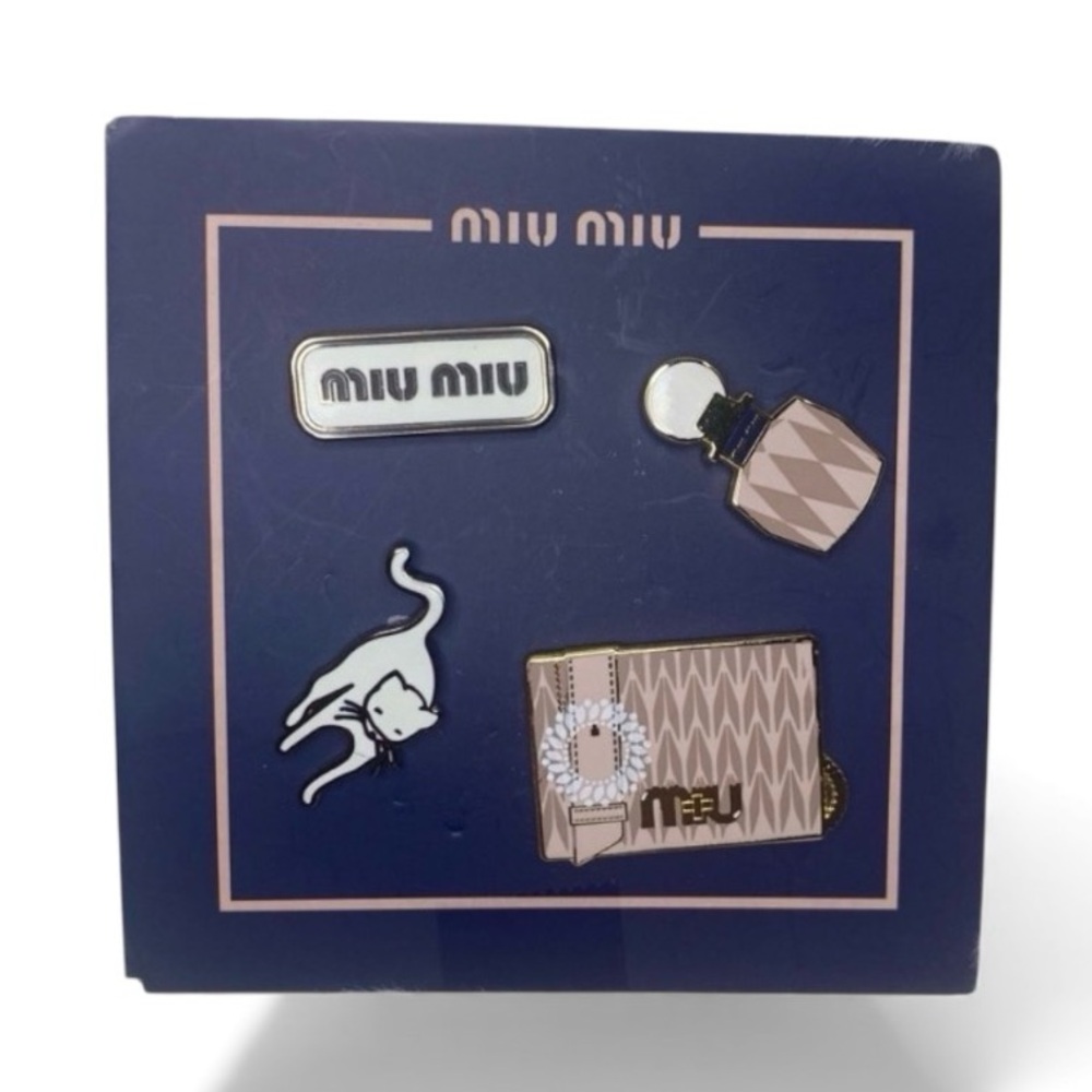 NEW RARE MIU MIU x PINTRILL 2018 LUXURY MIU MIU Collectors Pin Set